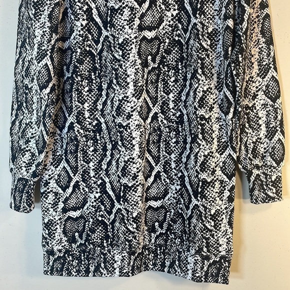 NWT. Culpos x Inc Snake Print Long Sleeve Mini Dress. XXS. - Picture 7 of 12